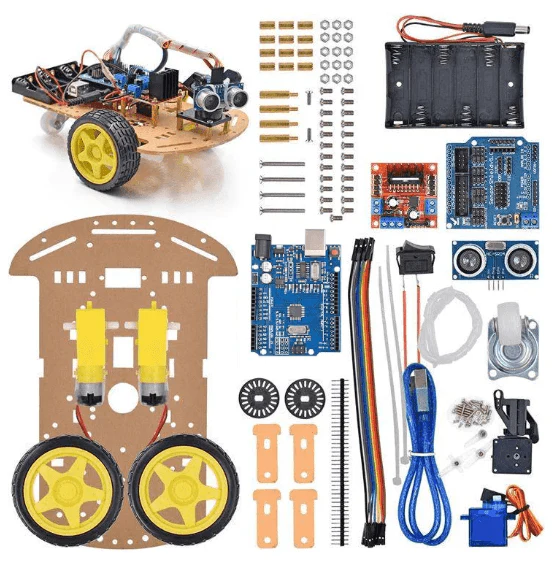 Kit châssis voiture robot intelligent 2wd  Arduino